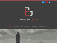 Tablet Screenshot of brandontipton.com